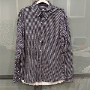 Butter Black and White Polka Dot Shirt